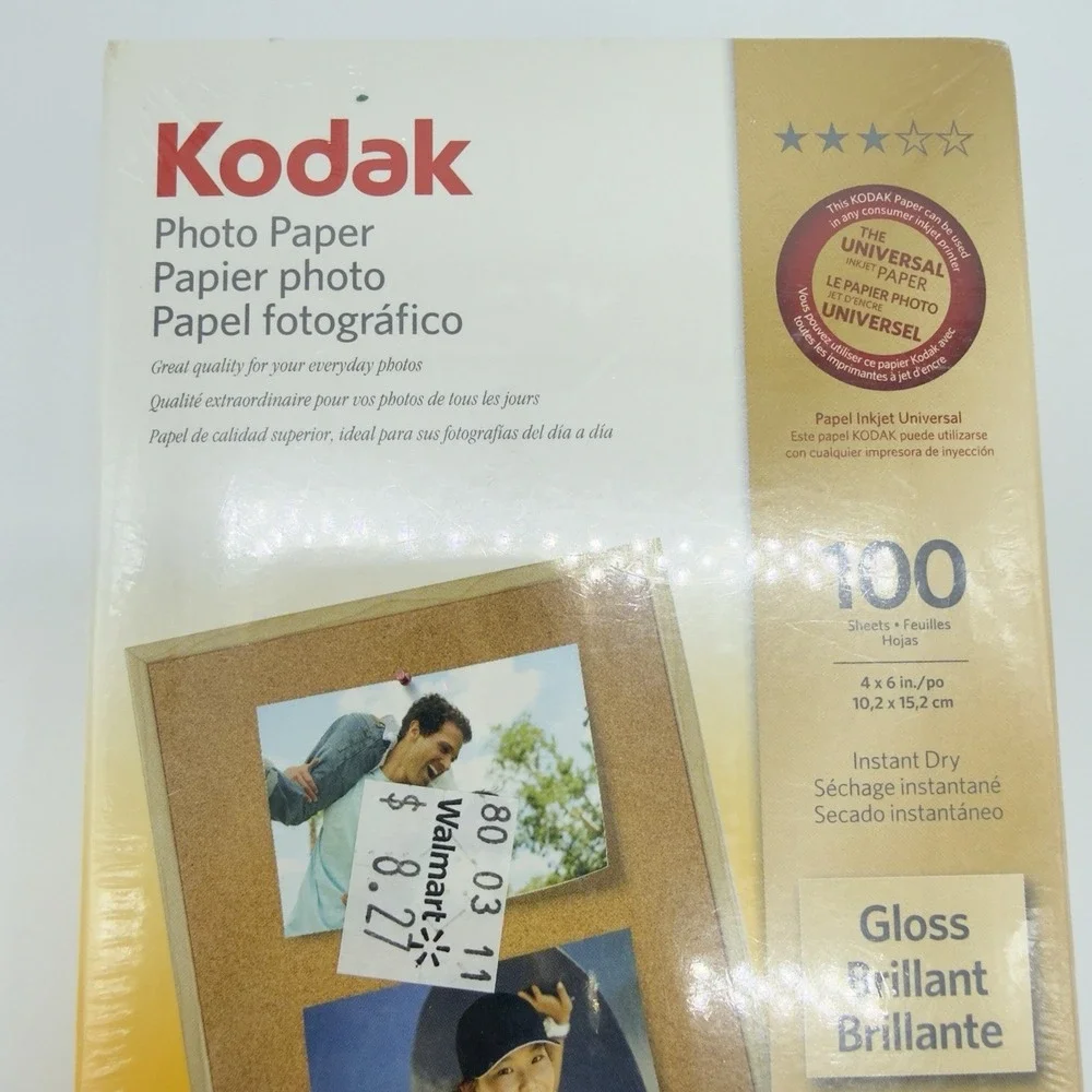 KODAK Photo Paper Gloss Instant Dry 4